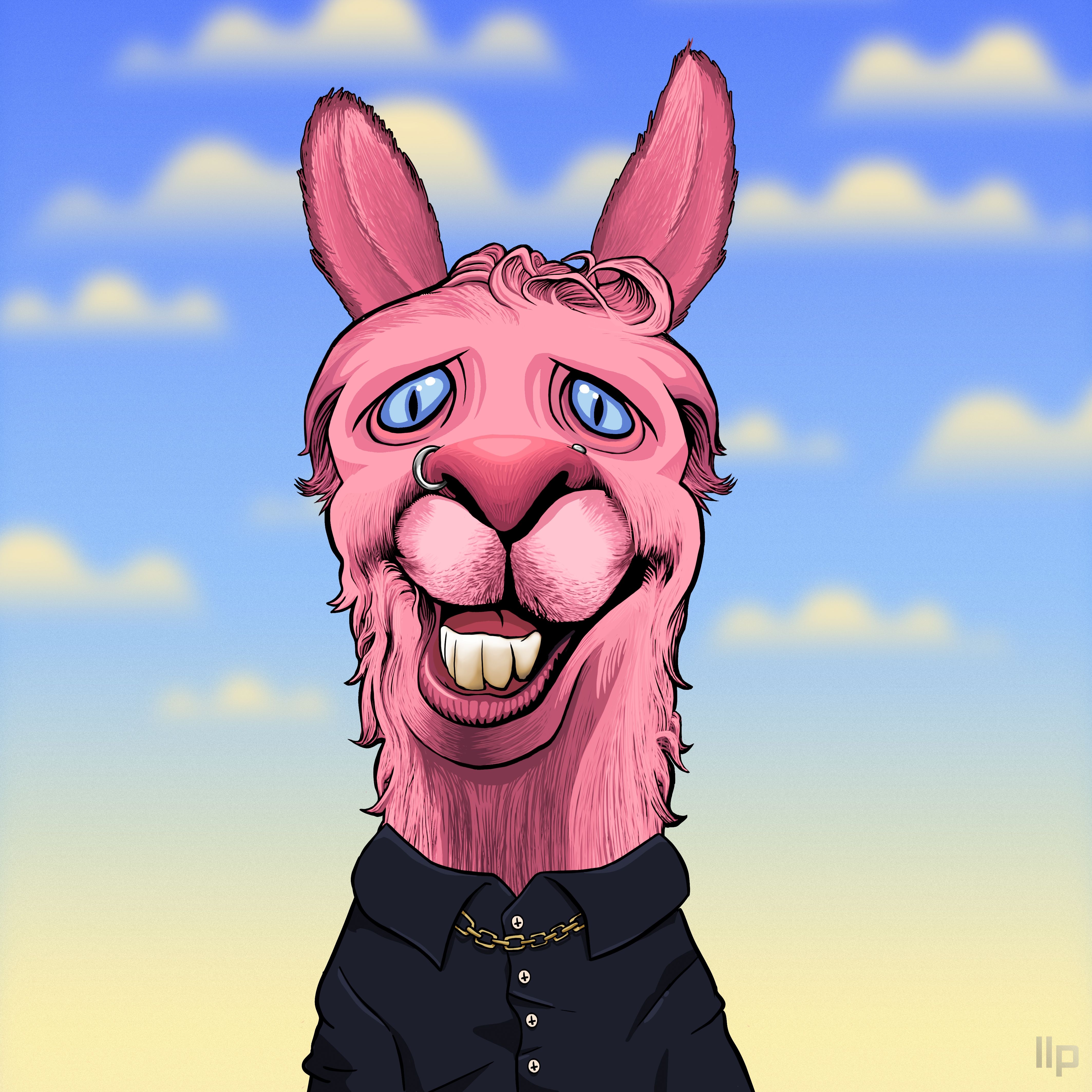 Llama #3332 NFT image