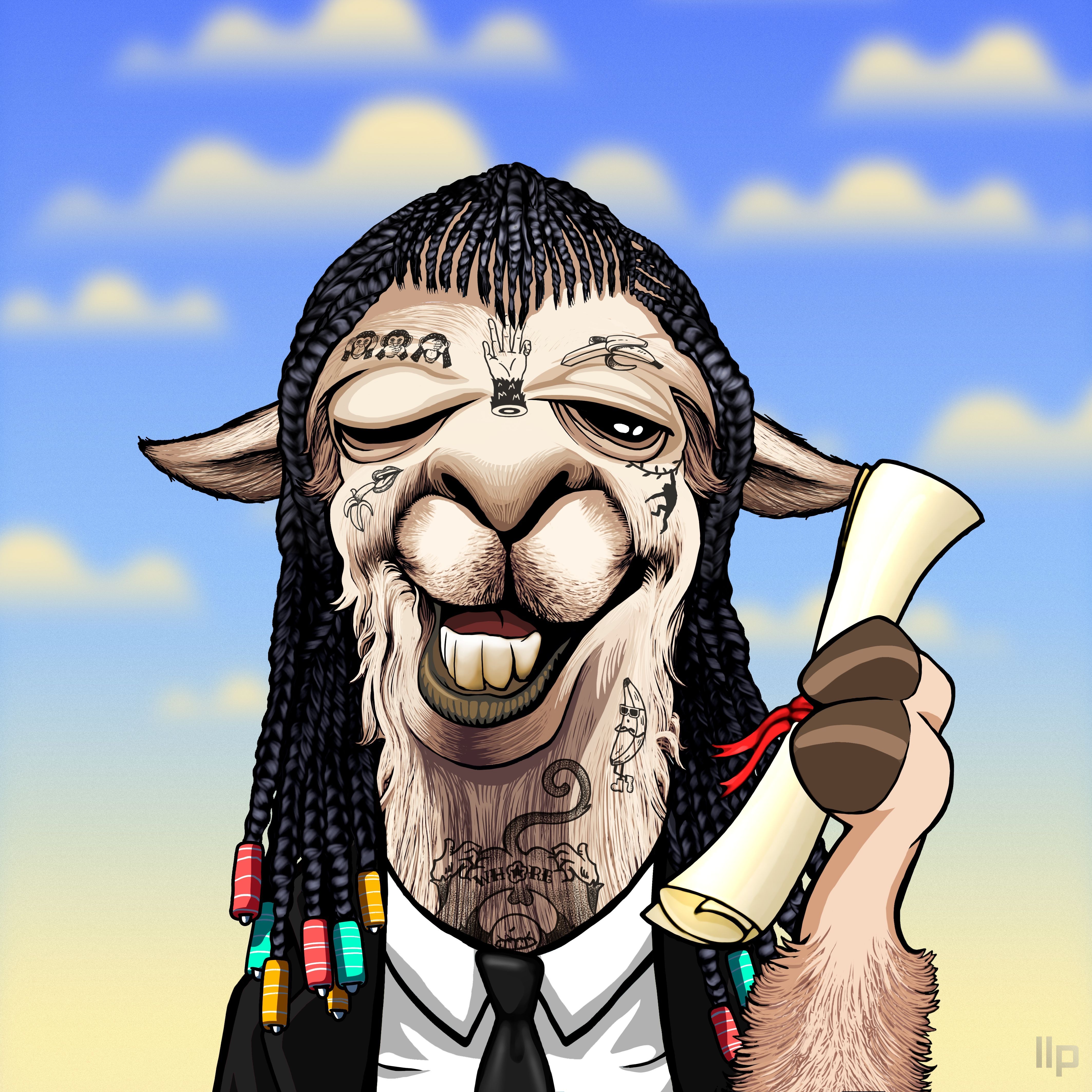 Llama #3624 NFT image